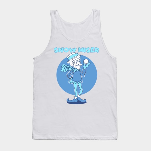 Snow Miser Tank Top by littlepdraws